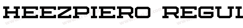 Heezpiero Regular字体转换 Heezpiero Regular字体转换